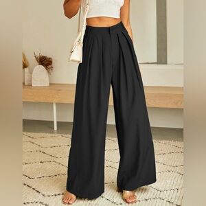 Women's High Waist Casual Wide Leg Palazzo Pants